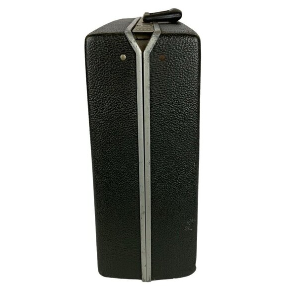 Samsonite Hard Shell Briefcase Document Case 18x12x5 Black Vintage NO KEY - Picture 9 of 11